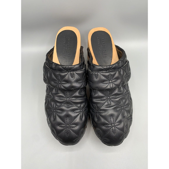 AEROSOLES Aware Laura Ashley Pedro Black Slip-On Shoes Clogs Women's Size 6.5 - Picture 9 of 14